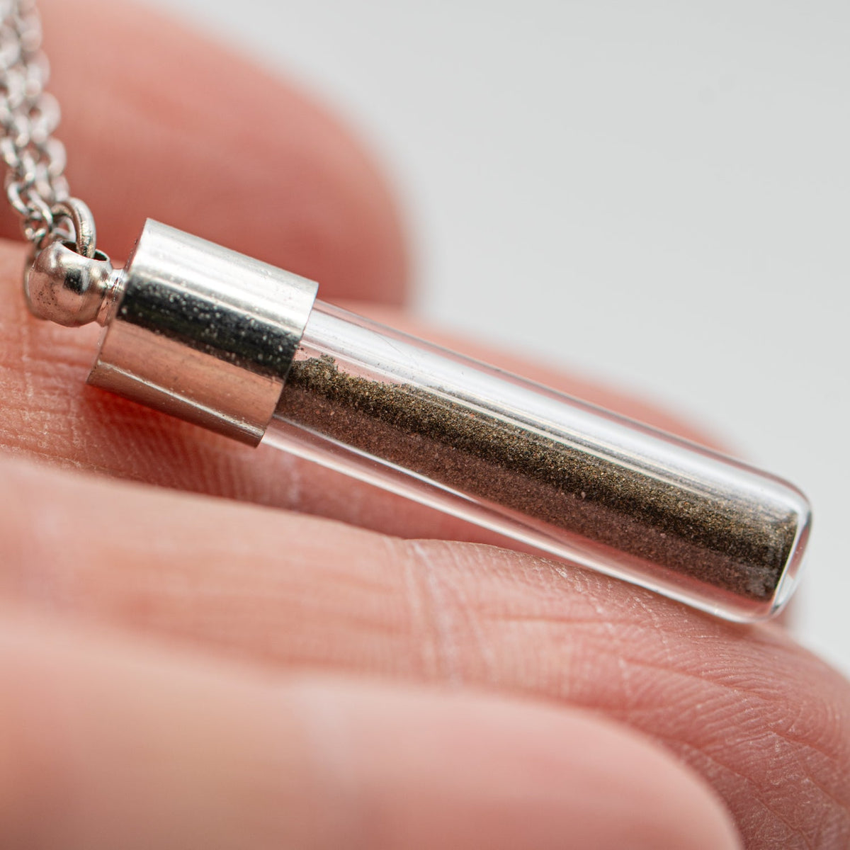 Dracula Soil Vial Necklace