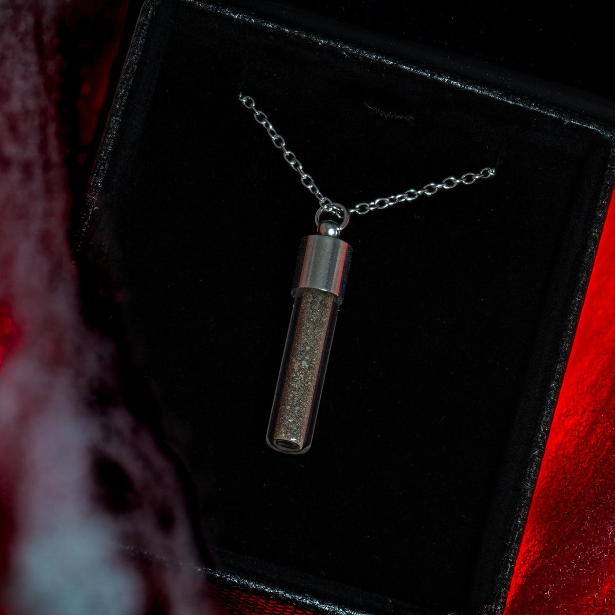 Dracula Soil Vial Necklace