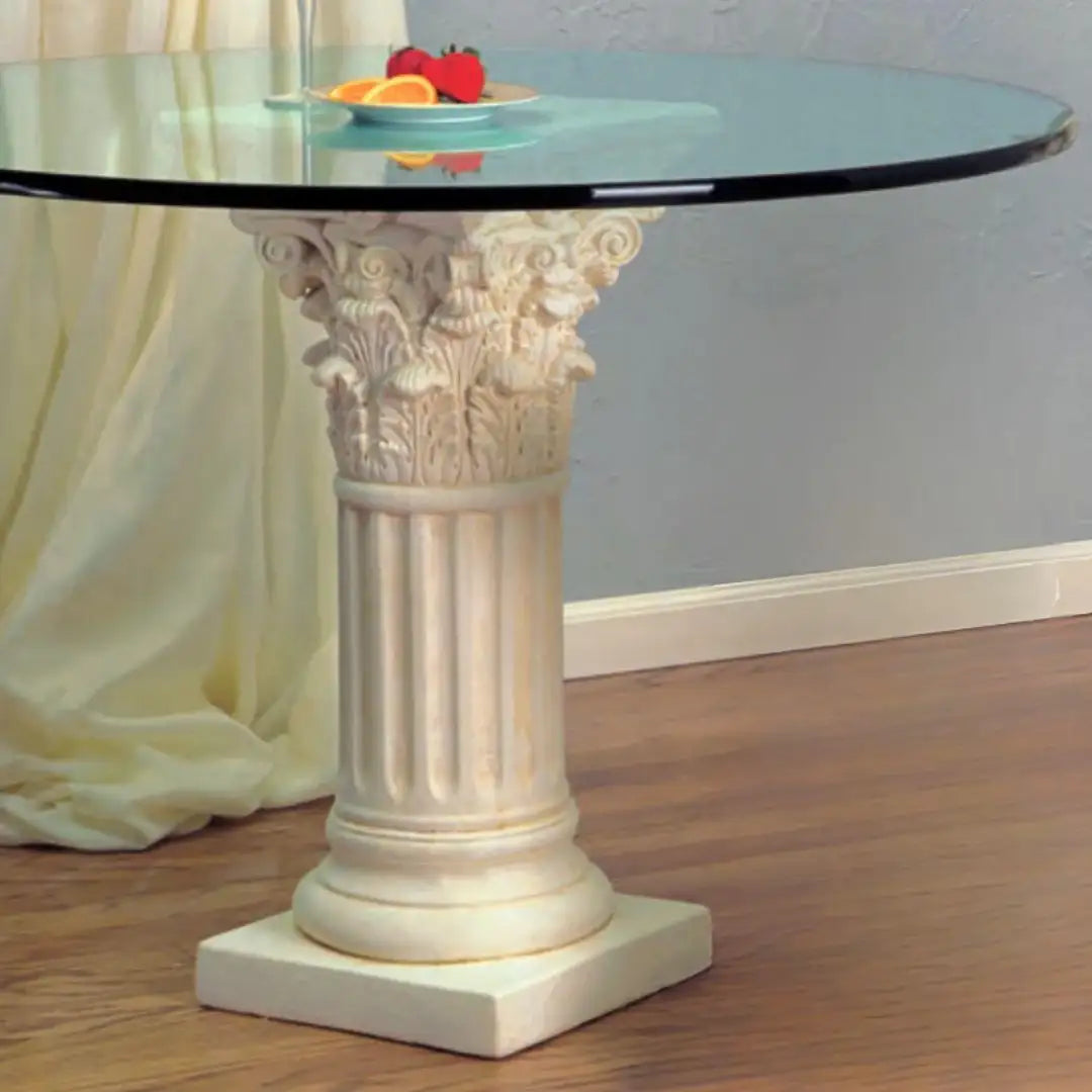 Columbn Base Table Column Table Bases for Glass, Classical Greek Home Decor – Museumize.com