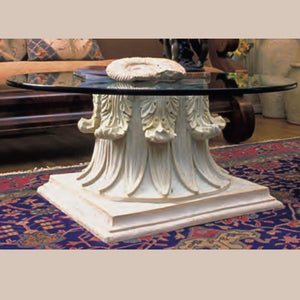 Museumize:Classical Capital Interior Design Cocktail Table Base 17.75H  - TAL610