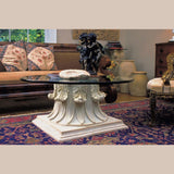 Museumize:Classical Capital Interior Design Cocktail Table Base 17.75H  - TAL610