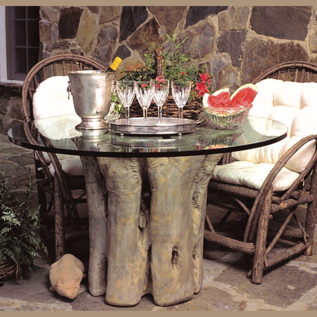 Tree Trunk for Cabin or Lodge Table Base, Indoor Use 29H - Museumize.com