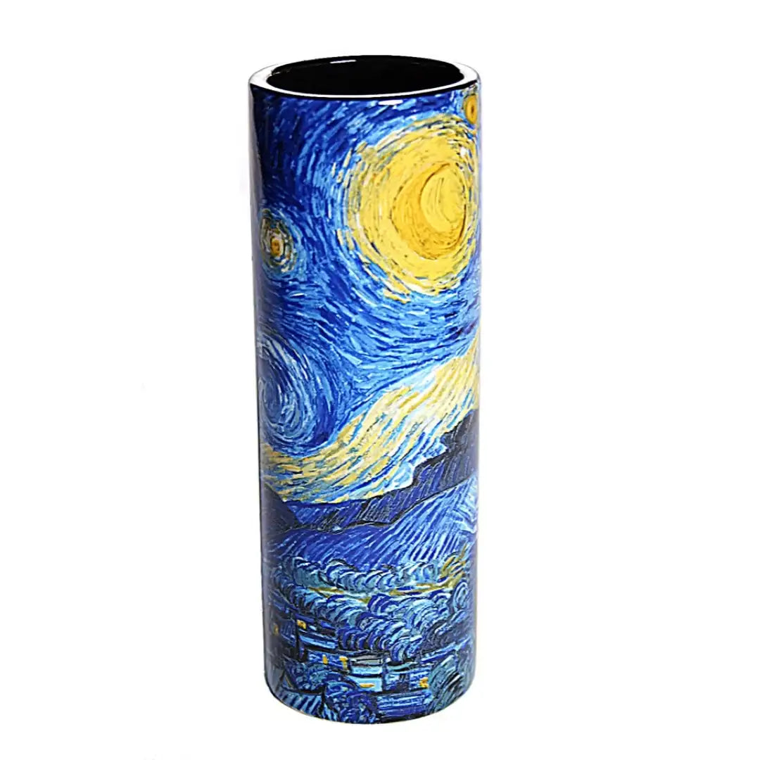 Starry Night museum vase inspired by Vincent van Gogh 1889 painting