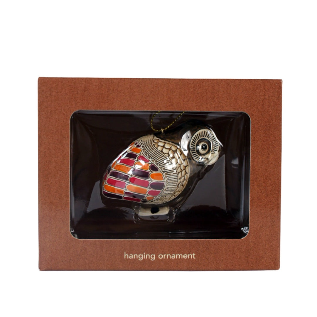 Owl Aryballos Ornament, Ancient Greek Art
