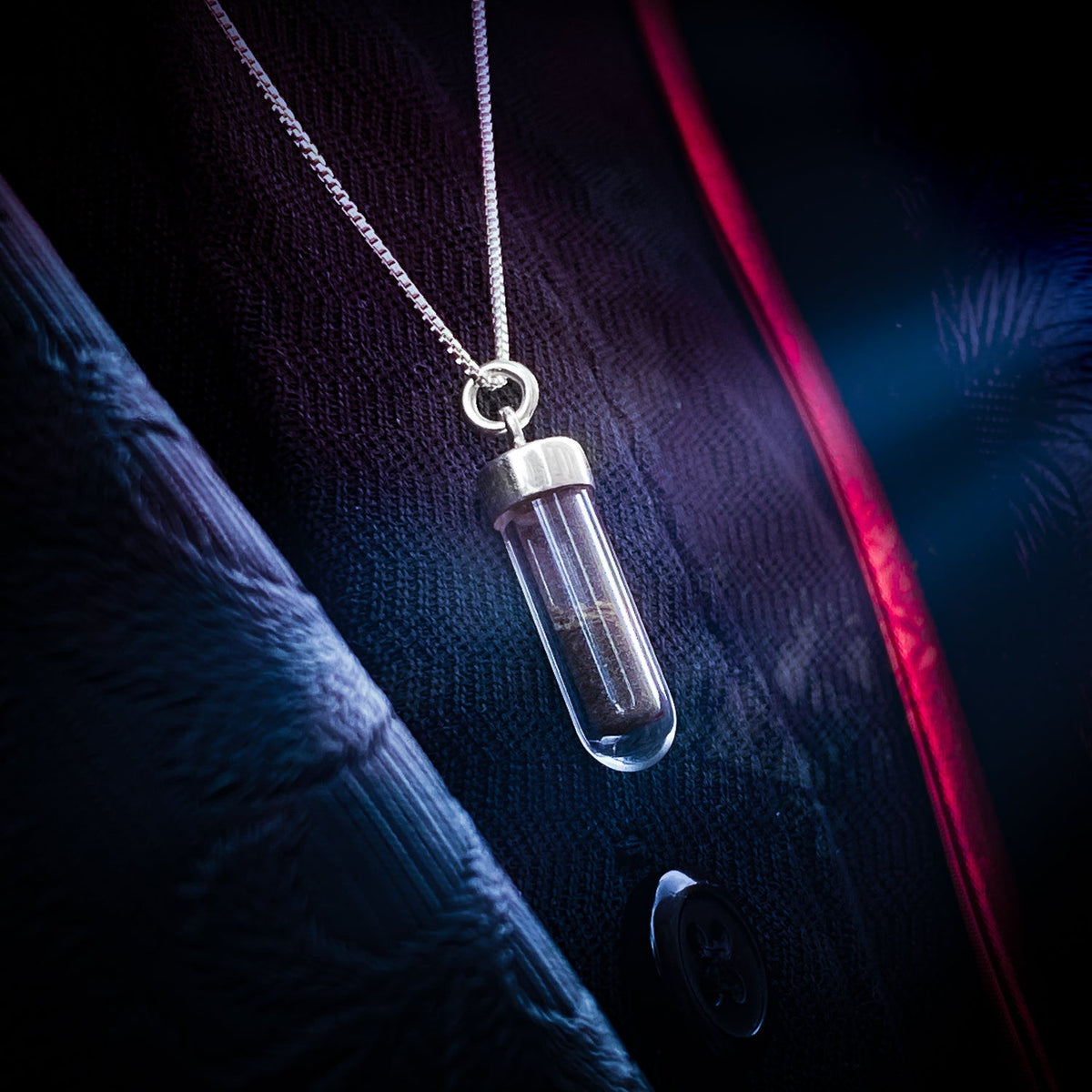 Dracula Soil Vial Necklace