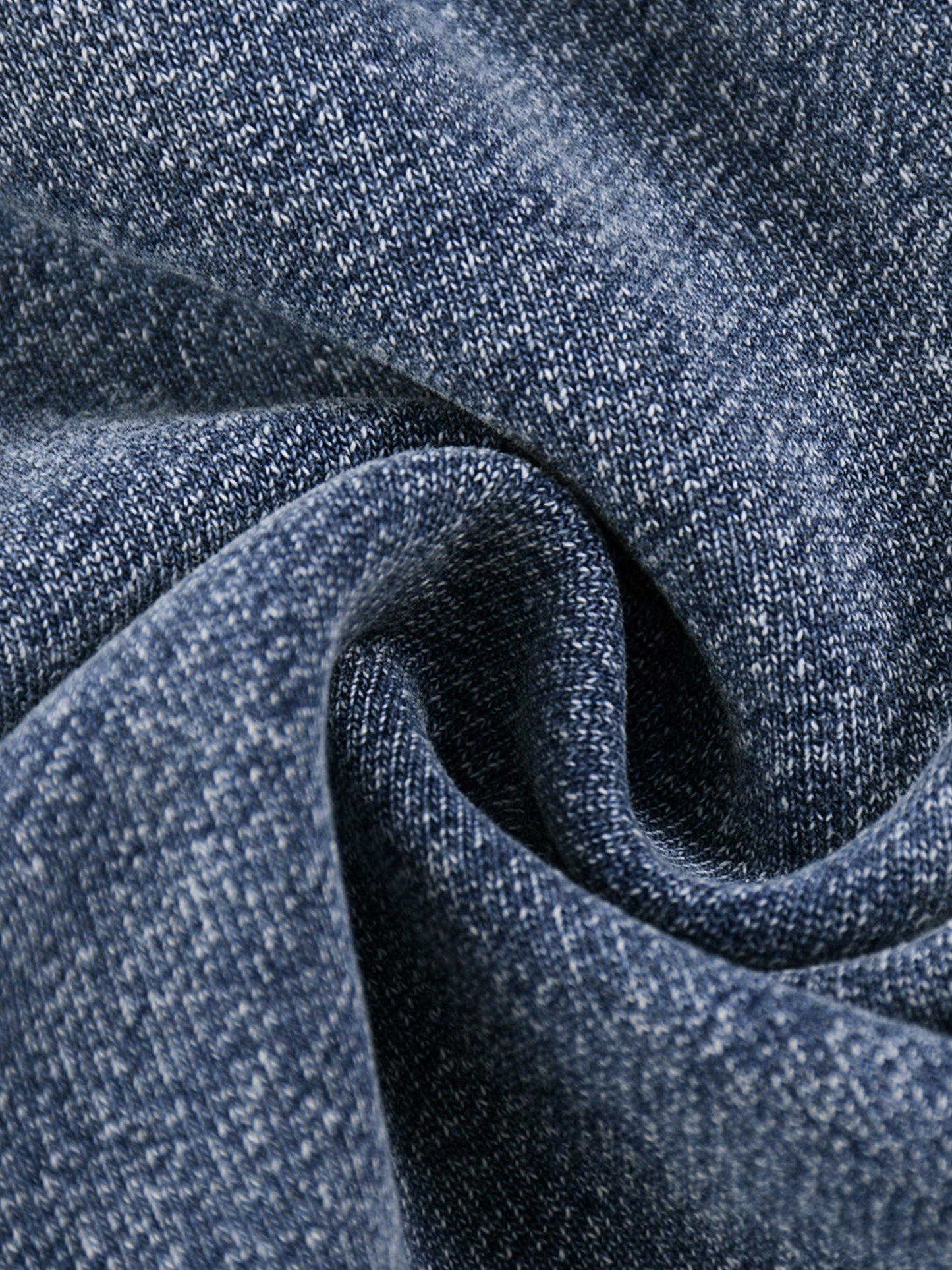 Love Bar Cubist Snow Wash Oversized Denim Unisex Hoodie