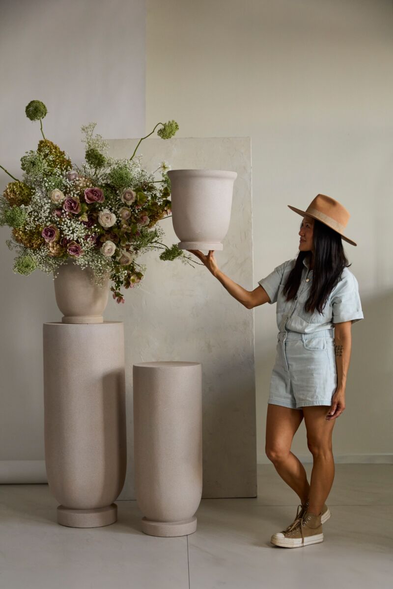 Pirouette Sleek Display Columns | Pirouette Urns 32 to 39H