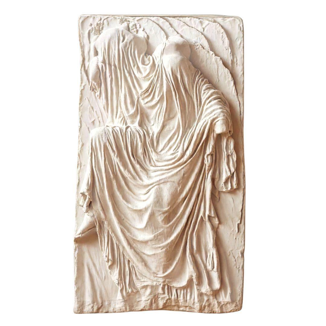 Nike from Acropolis Greek Mythology Sculpture Wall Relief from Acropolis, Two Sizes - Museumize.com