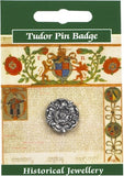 Tudor Rose English Royalty Monarchy Renaissance Pin Pinback Badge Tie Tack
