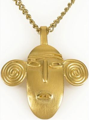 Precolumbian Muisca Pendant Necklace with Chain
