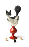 Cat on Stool Afraid of Mice Escape Plan by Dubout 6.5H