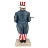 Uncle Sam Yankee Doodle Dandy Butler Pedestal Sculptural Table 14 x 32H