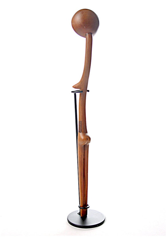 Zulu African Ceremonial Spoon Replica as Female Nude 13.25H