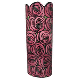 Art Deco Pink Roses Charles Rennie Mackintosh Museum Flower Vase 10.2H