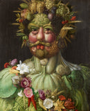 Man Portrait Made of Fruits and Vegetables Vertumnus God of Seasons by Arcimboldo 4.5H