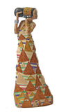 Expectation Art Nouveau Woman Statue Triangle Dress by Gustav Klimt 9H