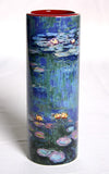 Monet Waterlilies Ceramic Flower Small Vase 7H