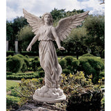 Angel of Patience Wings on Clouds Memorial Remembrance Spiritual Uplifting Garden Statue 37.5H
