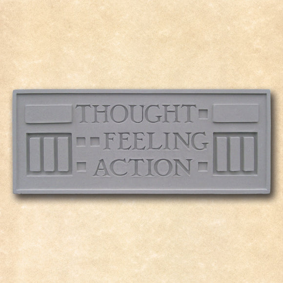 Thought Feeling Action Wall Plaque Larkin Building by Frank Lloyd Wright 14W