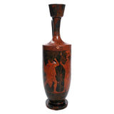 Athena Warrior Goddess Lekythos Greek Vase Red Figure Imported from Greece 23H