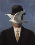 Magritte Man with Bowler Hat and Dove l'homme au chapeau melon Statue 6H