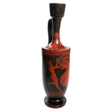 Man Woman Dancing Lekythos Greek Vase Red Figure Imported from Greece 23H