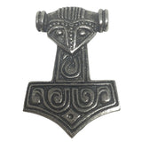 Thors Hammer Face Nordic Vikings Pin Pinback Badge Tie Tack