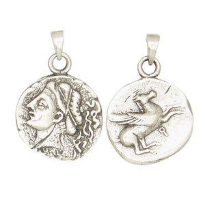 Aphrodite Venus Greek Goddess of Love Olympians Pewter Pendant Charm Unisex Necklace 1H