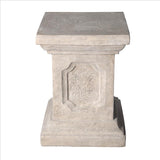 French Classical Recessed Octagon Display Plinth Base for Versailles Garden 27.5H
