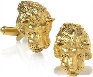 Royal Lion Head Cufflinks