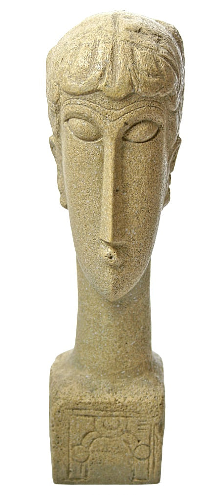 Modigliani Abstract Female Head Tetes with Decorative Base Parastone 8H