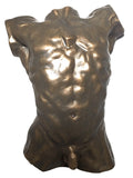 Rodin Male Nude Torso of the Falling Man Desktop Statue Massive Muscles Bodybuilder 10.25H