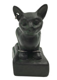 Cat Egyptian Wearing Earrings Bracelets Small Figurine from Ptolemaic Period 3L