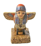 Ba-bird Human Soul Egyptian Statue Miniature Human Bird Figurine 2.75H