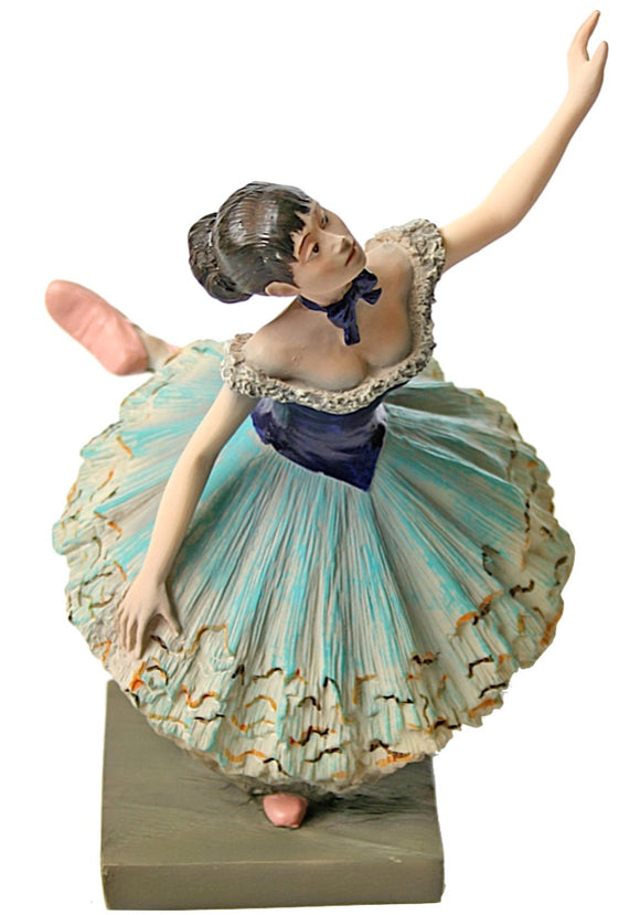 Degas Green Ballerina Dancer in Tutu Danseuse Verte Statue by Degas 6.5H