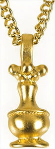 Pre-Columbian Poporo Pendant Necklace