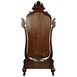 Thornwood Manor Victorian Dressing Mirror Handcarved Mahogany with Drawer 74H