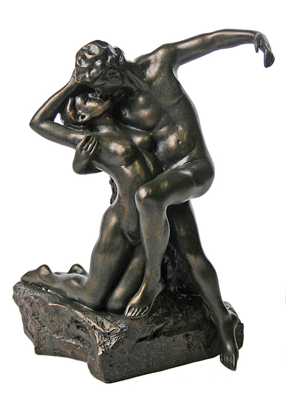 Eternal Springtime Lovers Embrace Eternal Kiss by Rodin 6.75H