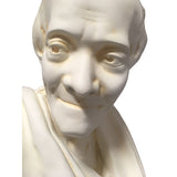 Voltaire French Philosopher Portrait Bust Statue Lifesize by Houdon 22H