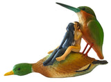 Couple on Duck Seduction Sin Statue Fantasy Garden Earthly Delights by Bosch 5.9W