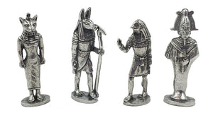 Egyptian Gods Goddesses Miniatures Role Playing Pack of 4 Figurines 1.5H