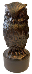 Giambologna Owl Statue Medici Gardens Impressionistic Lifelike 6.75H