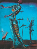Burning Giraffe Woman with Drawers Statue by Salvador Dali 7.5H