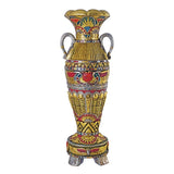 Egyptian Urn Statue Temple of Luxor Grand Scale Color 60.5H