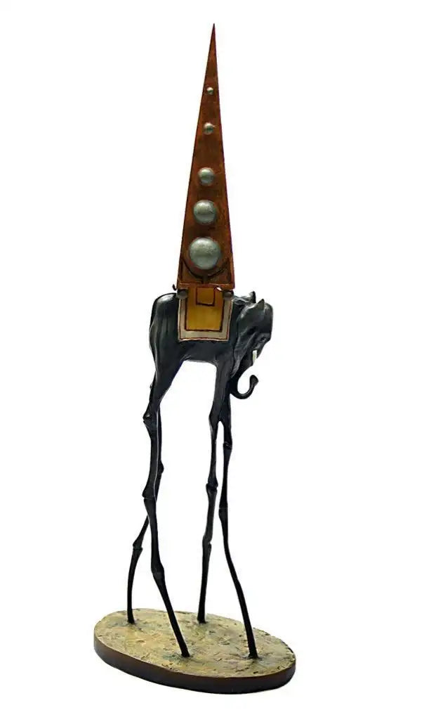 Salvador Dalí Temptation Of St Anthony Celestial Elephant Figurine – Resin