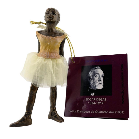 Ornament Degas Little Dancer Ballerina Statue 4H