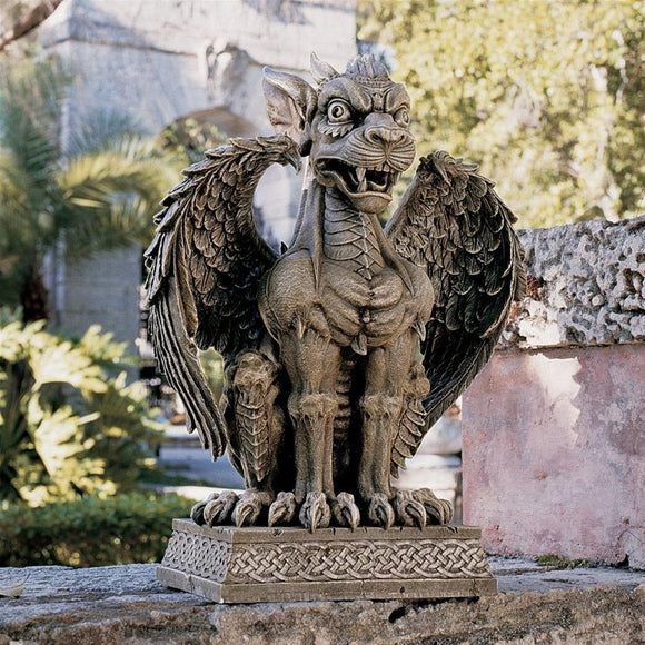Gargoyle Beast Boden Sentinel Statue Garden Statue 24H