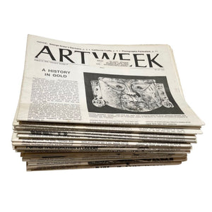 Artweek Magazine Lot 1978 1979 1980 57 issues Newspaper Art World News attic no returns AS IS