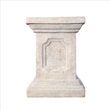 French Classical Recessed Octagon Display Plinth Base for Versailles Garden 27.5H