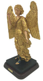 Archangel Raphael Angel of Healing with Comforting Expression Statue Large Gold Leaf 14H